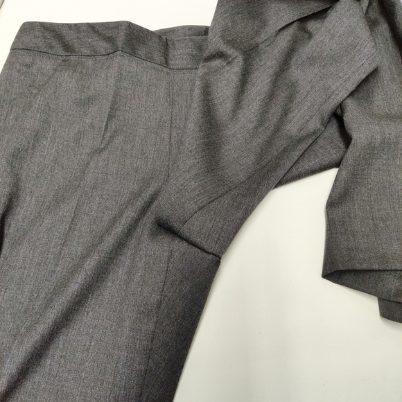 Vintage Harve Bernard wool women's pants office attire dark grey Size:Talla 12 - Picture 6 of 7